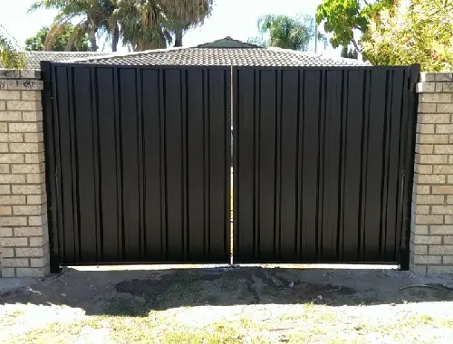 Residential gate options to suit timber, slat and Colorbond fencing