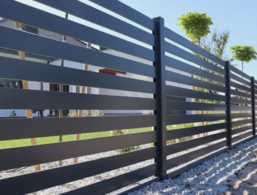 Horizontal slat fencing for residential privacy and street appeal in Geelong and west Melbourne