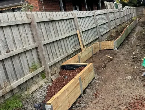 Retaining wall construction for residential properties in Geelong and west Melbourne